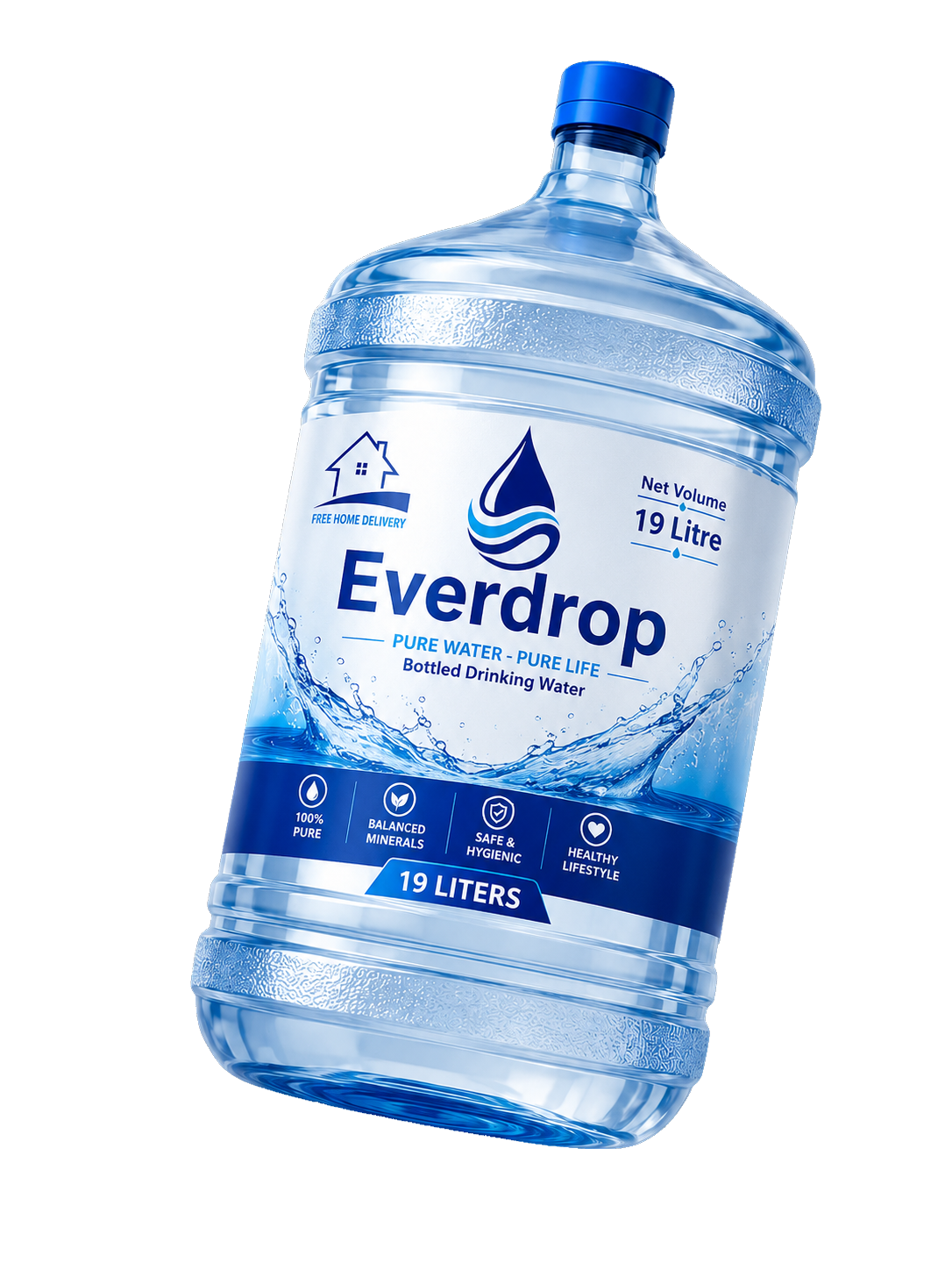 Everdrop 19L mineral water bottle